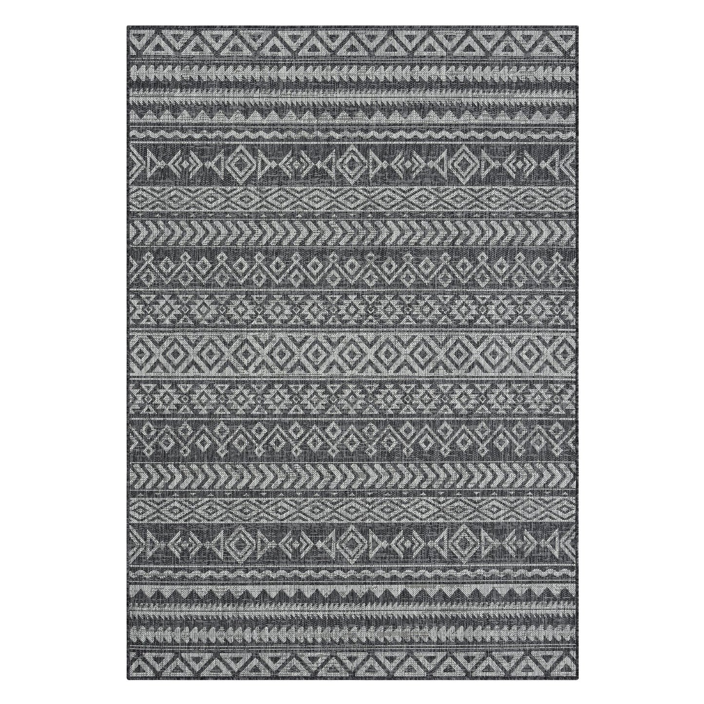 Alfresco 421 Charcoal Rectangle Rug