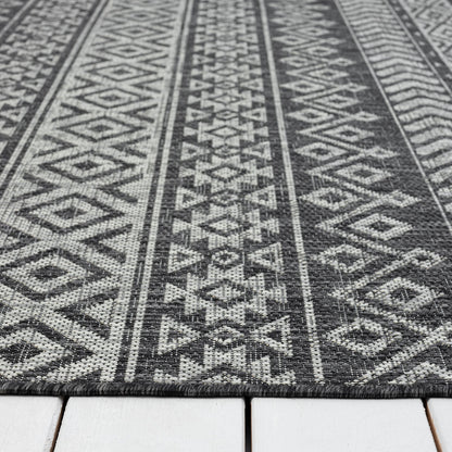 Alfresco 421 Charcoal Hallway Runner
