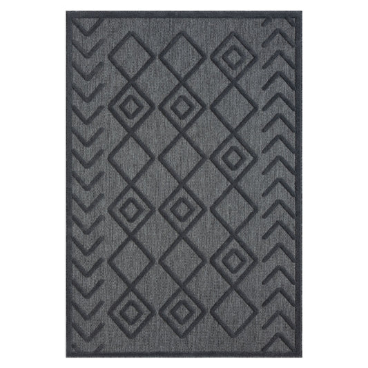 Calm 416 Charcoal Rectangle Rug