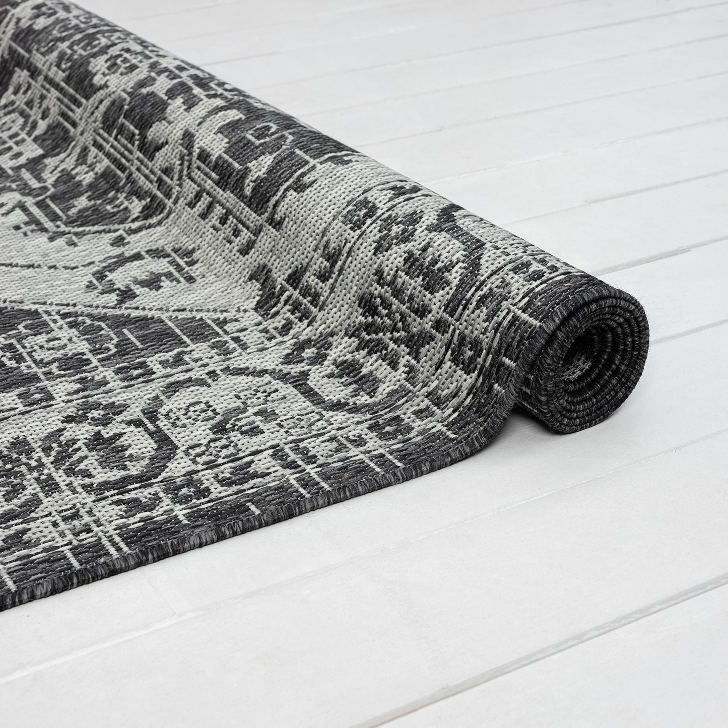 Alfresco 424 Slate Rectangle Rug