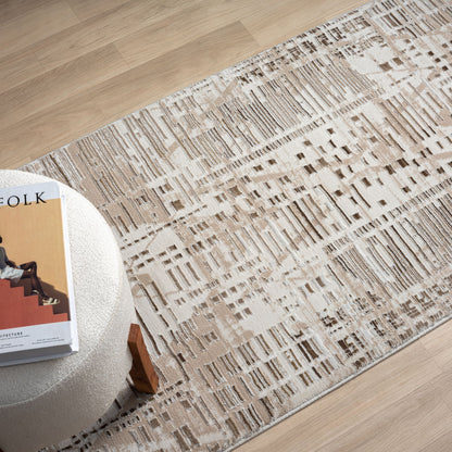 Fable 473 Taupe Hallway Runner