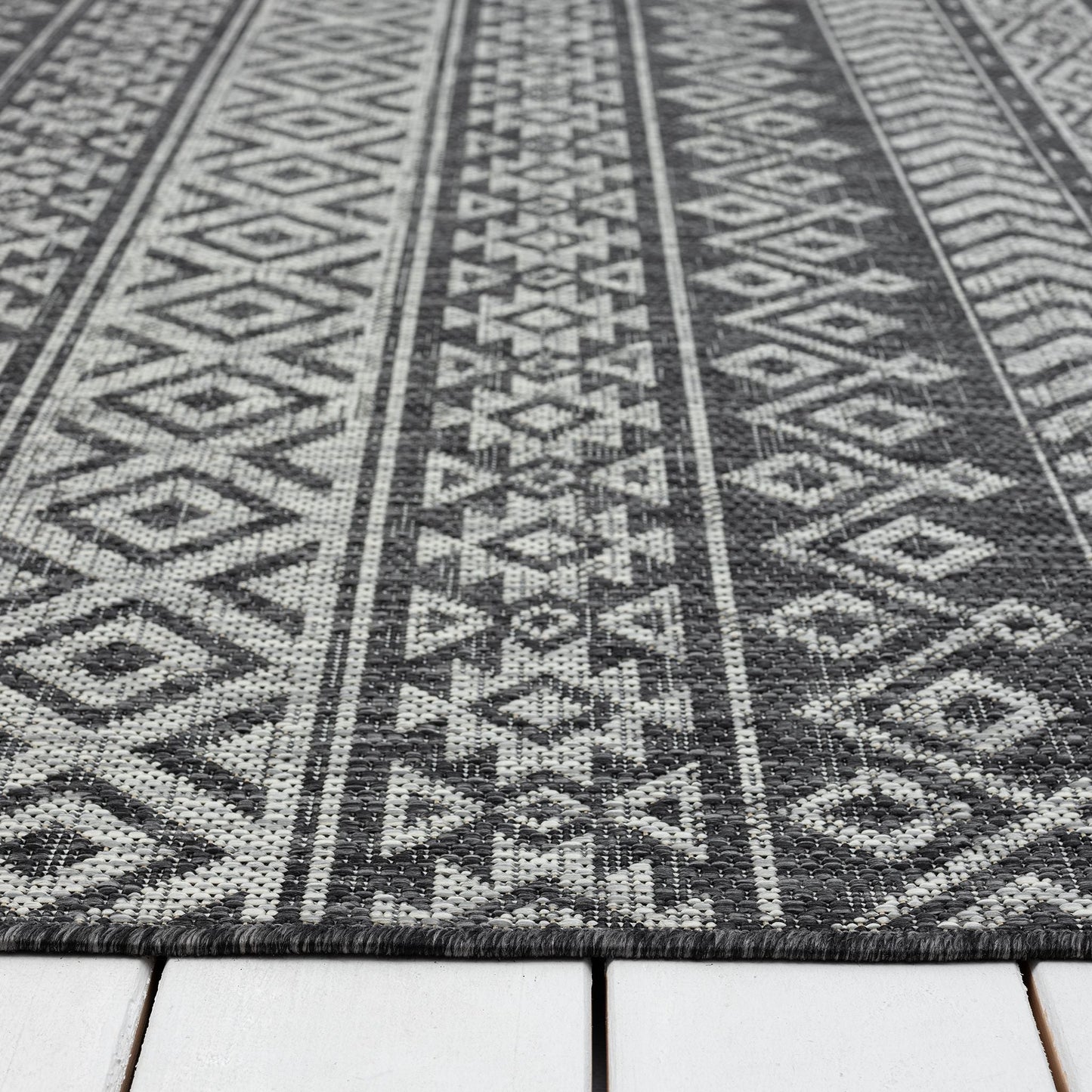 Alfresco 421 Charcoal Rectangle Rug