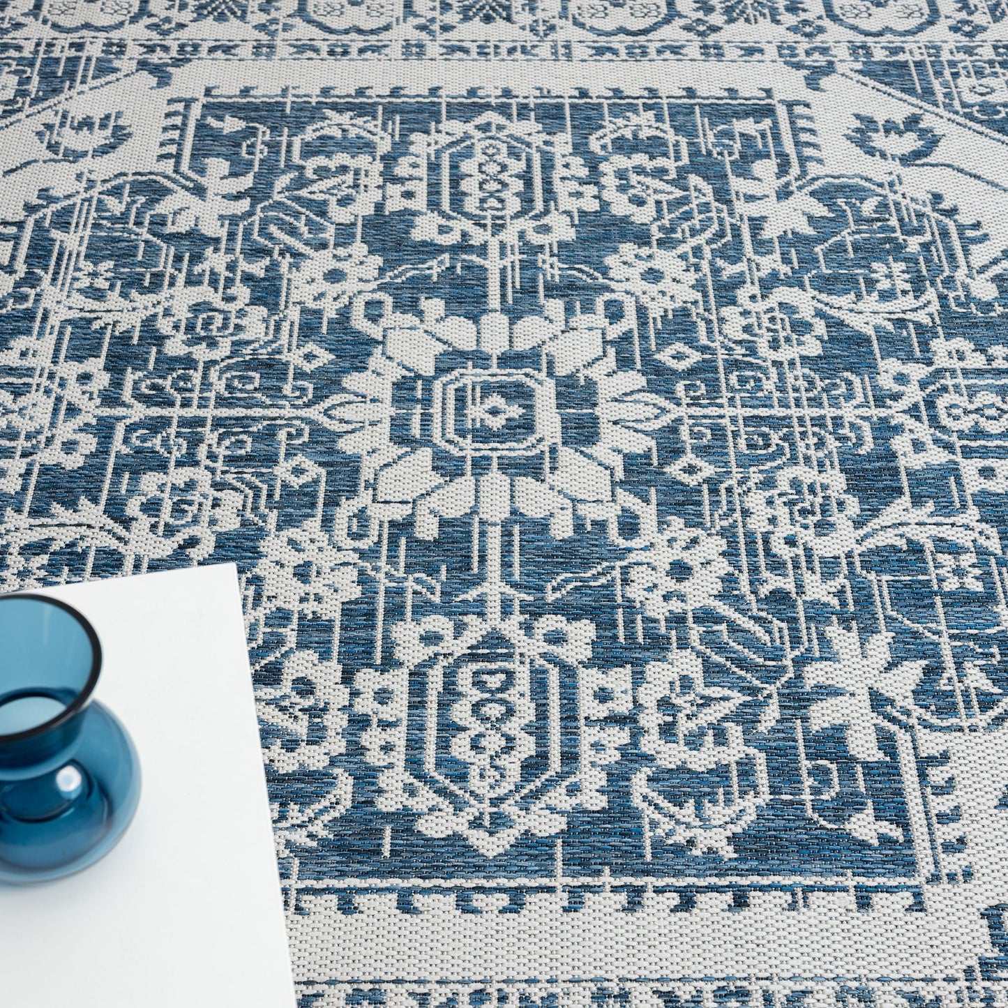 Patio 455 Denim Rectangle Rug