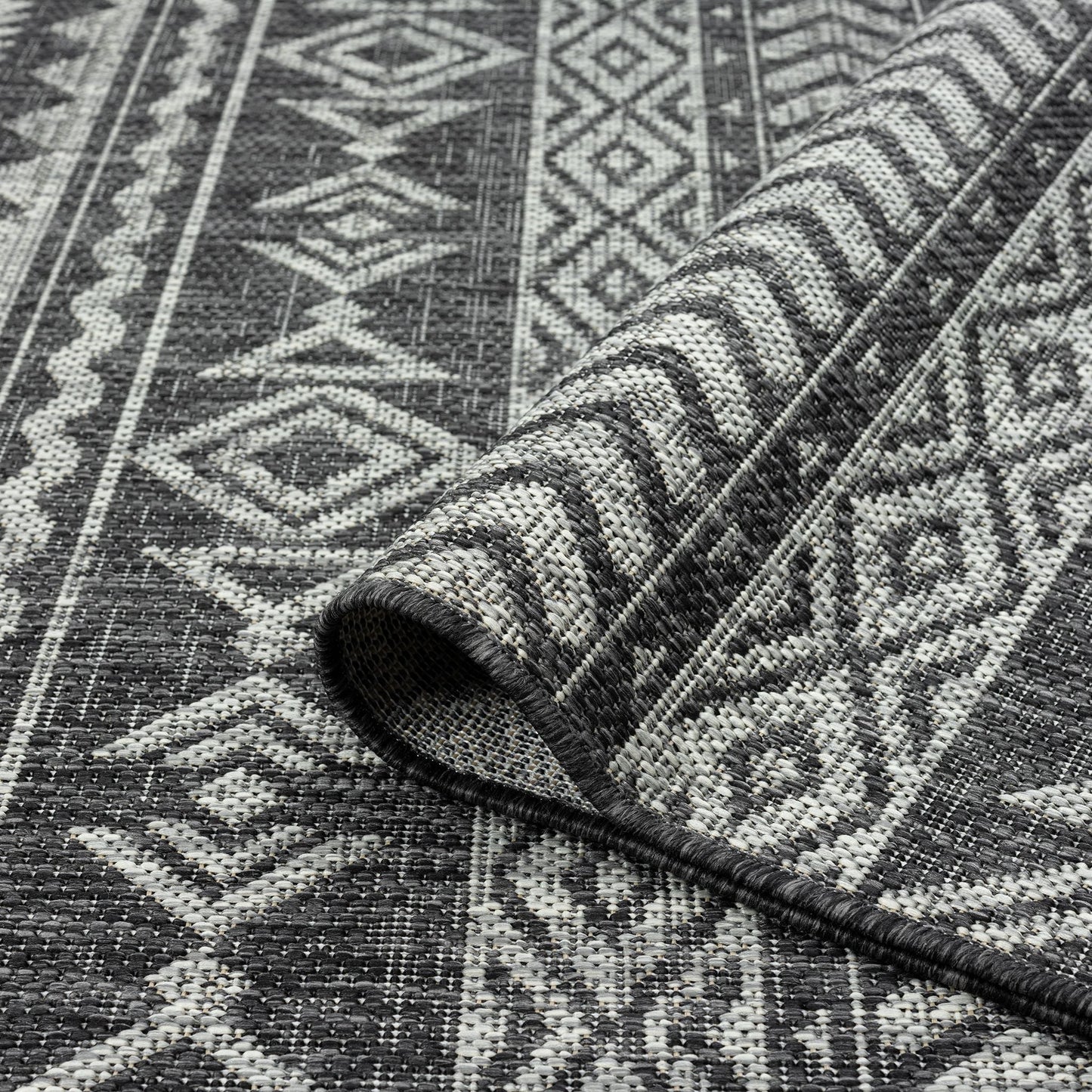 Alfresco 421 Charcoal Rectangle Rug