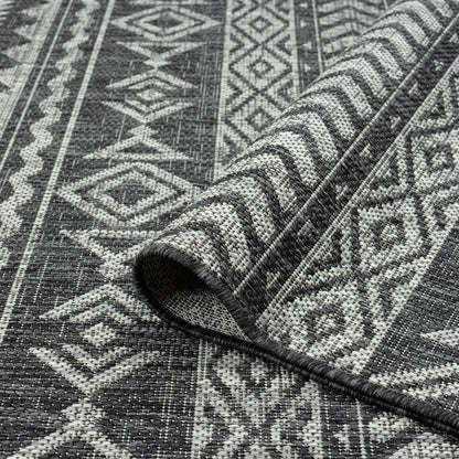 Alfresco 421 Charcoal Rectangle Rug