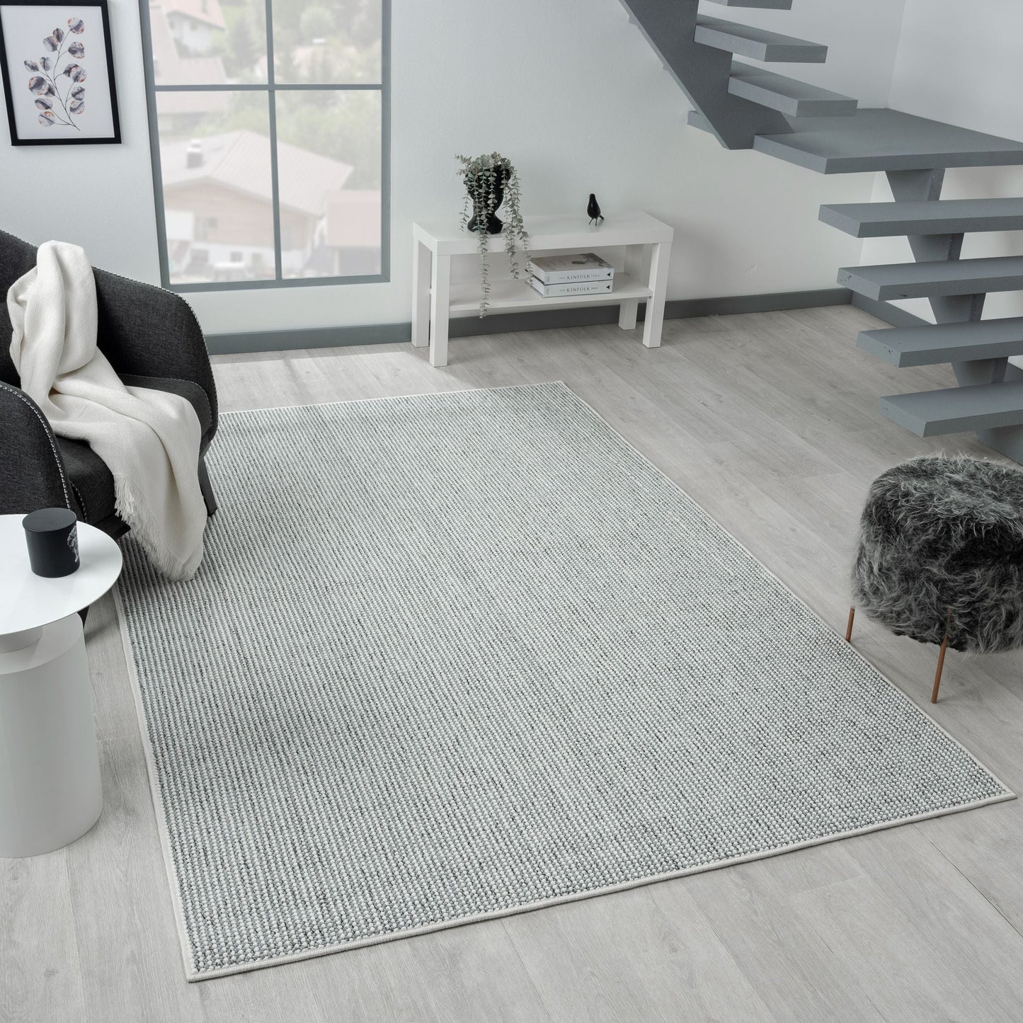 Solace 196 Steel Rectangle Rug