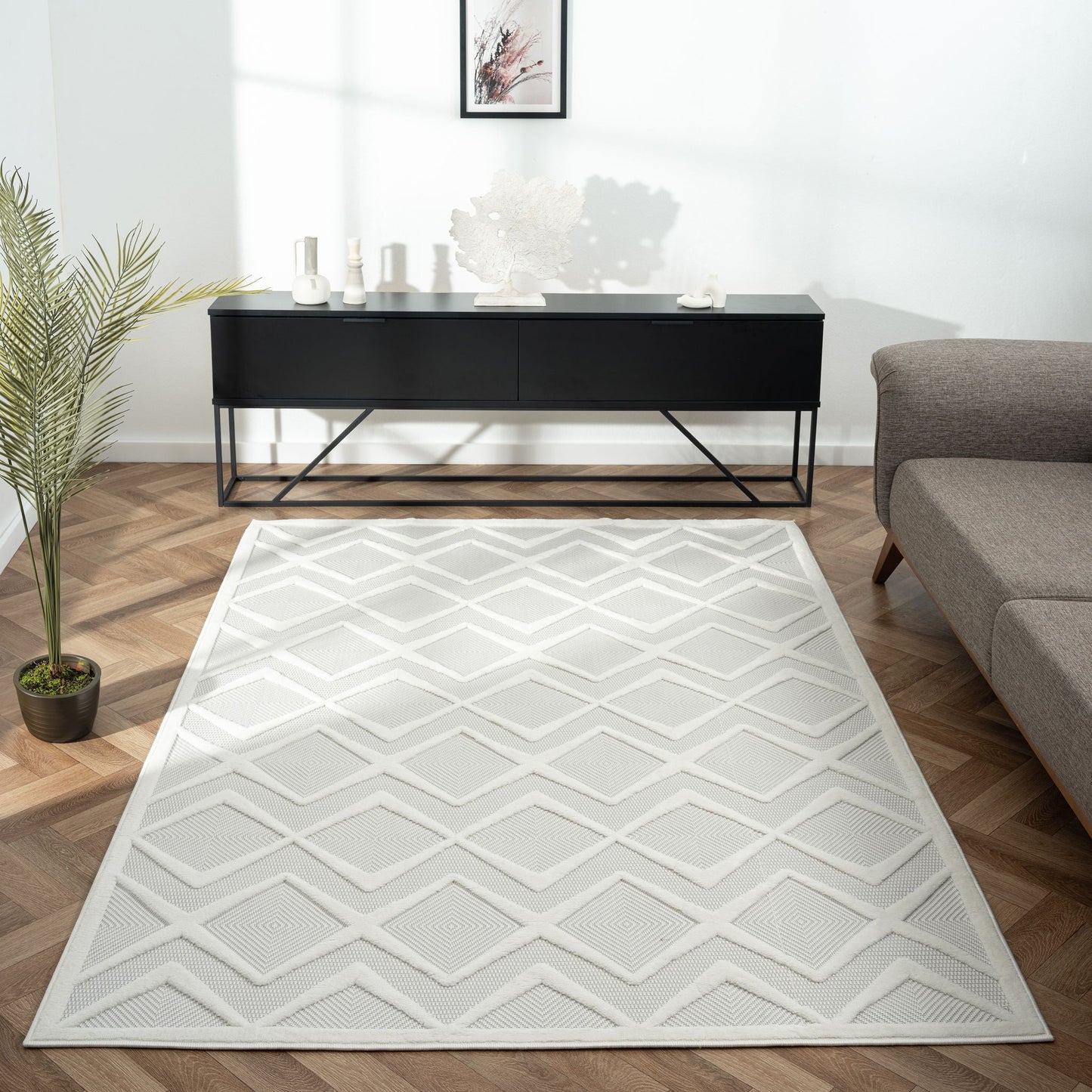 Calm 417 Pearl Rectangle Rug