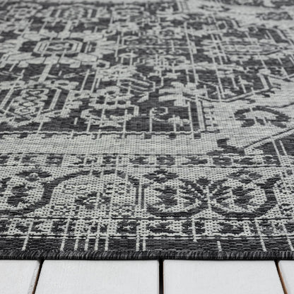 Alfresco 424 Slate Rectangle Rug