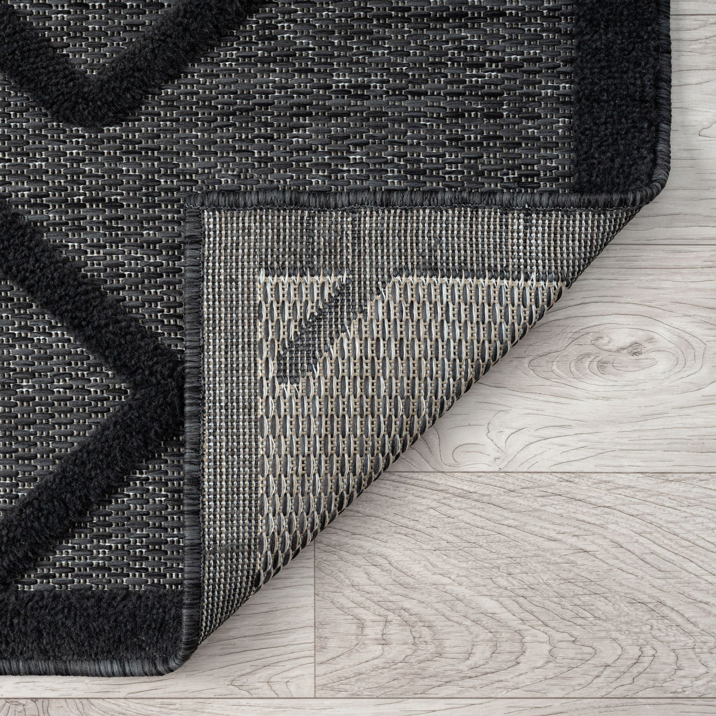 Calm 416 Charcoal Hallway Runner