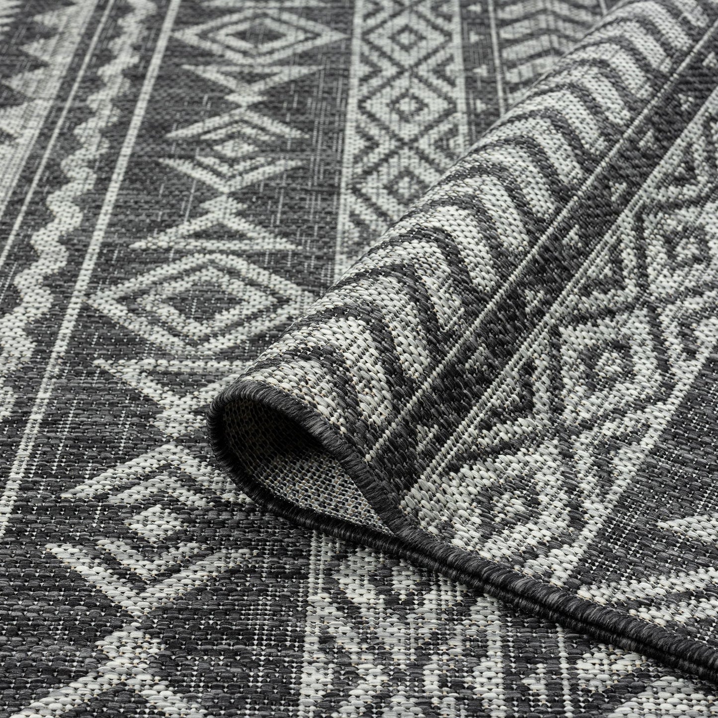 Alfresco 421 Charcoal Hallway Runner