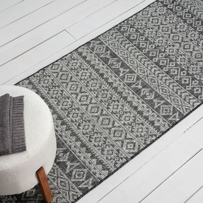 Alfresco 421 Charcoal Hallway Runner