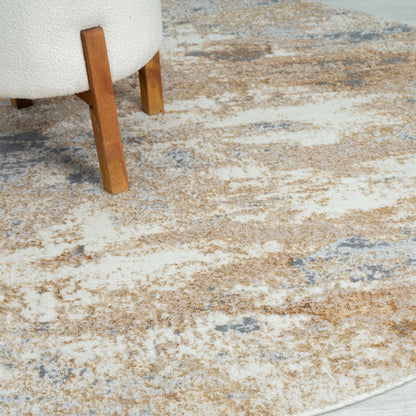 Amber 187 Taupe Round Rug