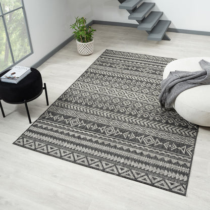Alfresco 421 Charcoal Rectangle Rug