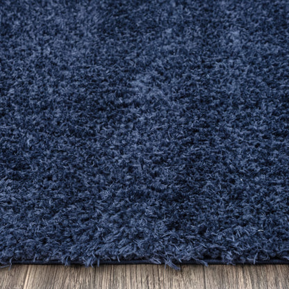 Fleecy 396 Navy Hallway Runner