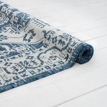 Patio 455 Denim Hallway Runner