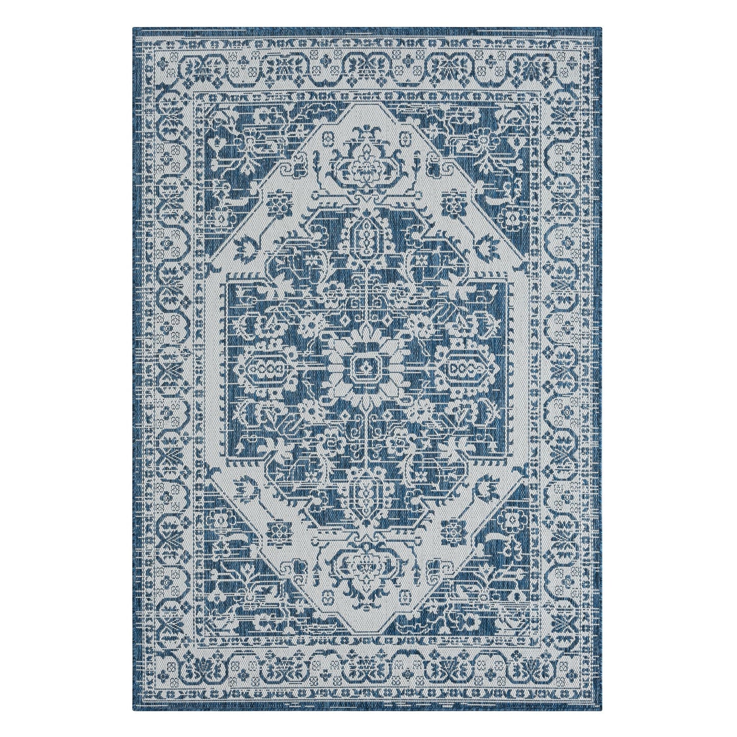 Patio 455 Denim Rectangle Rug