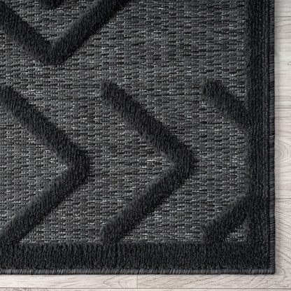 Calm 416 Charcoal Rectangle Rug
