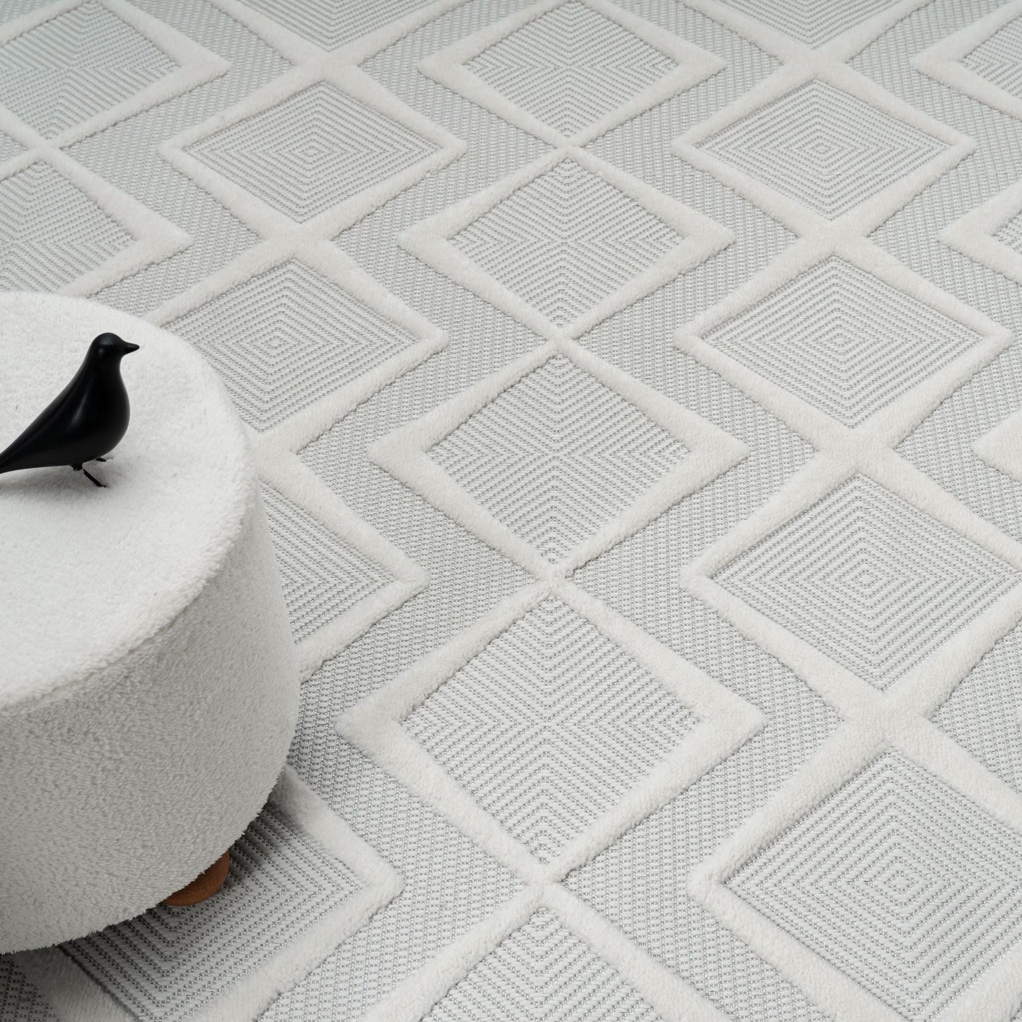 Calm 417 Pearl Rectangle Rug