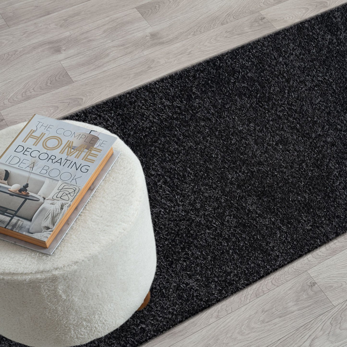 Fleecy 397 Ebony Hallway Runner