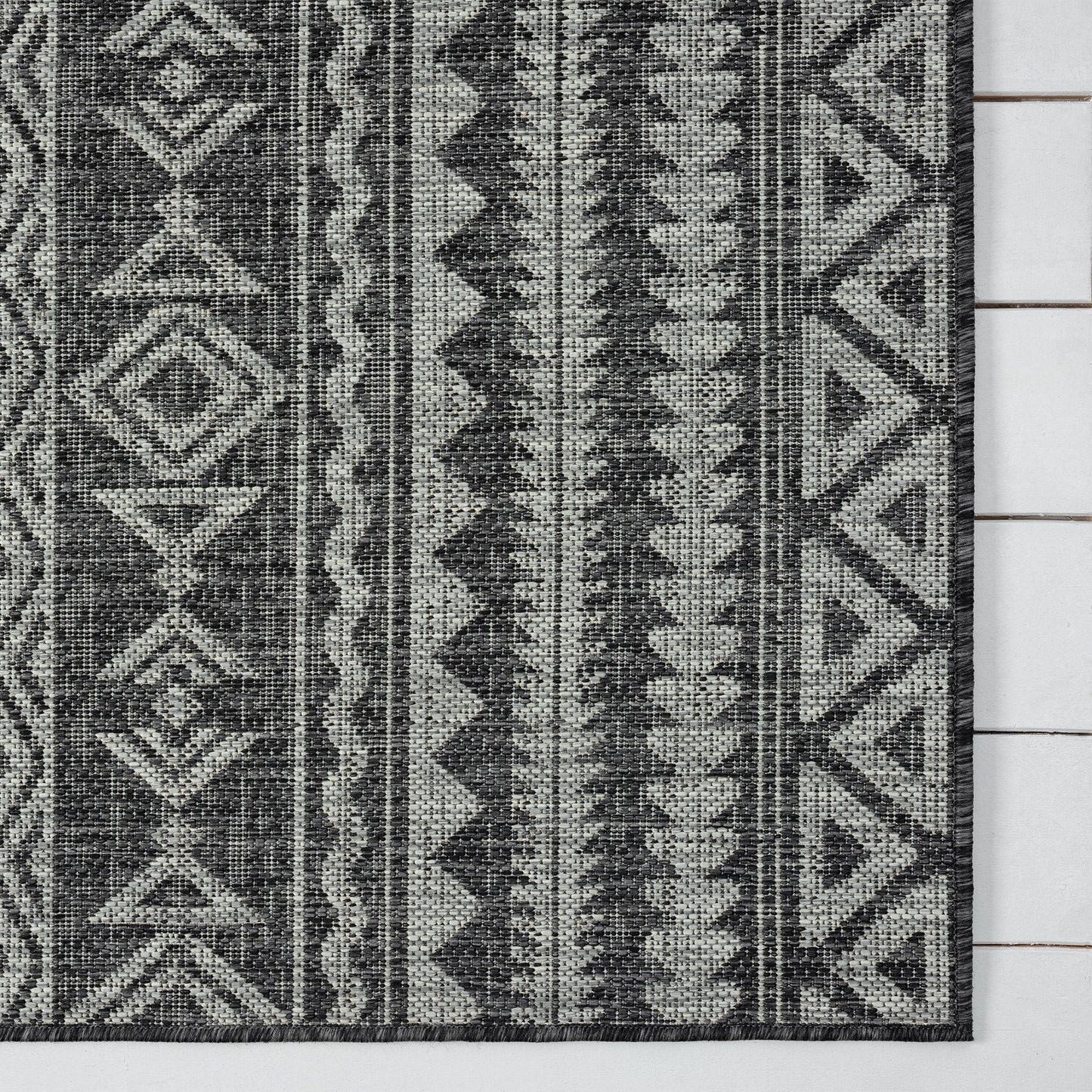 Alfresco 421 Charcoal Rectangle Rug