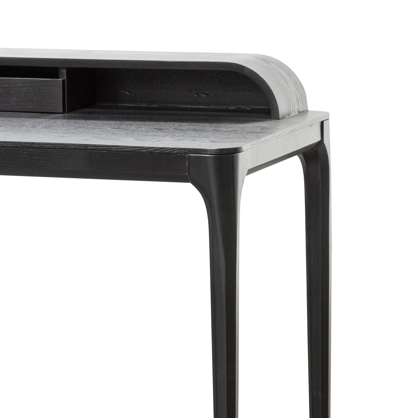Wooden Home Office Desk - Black