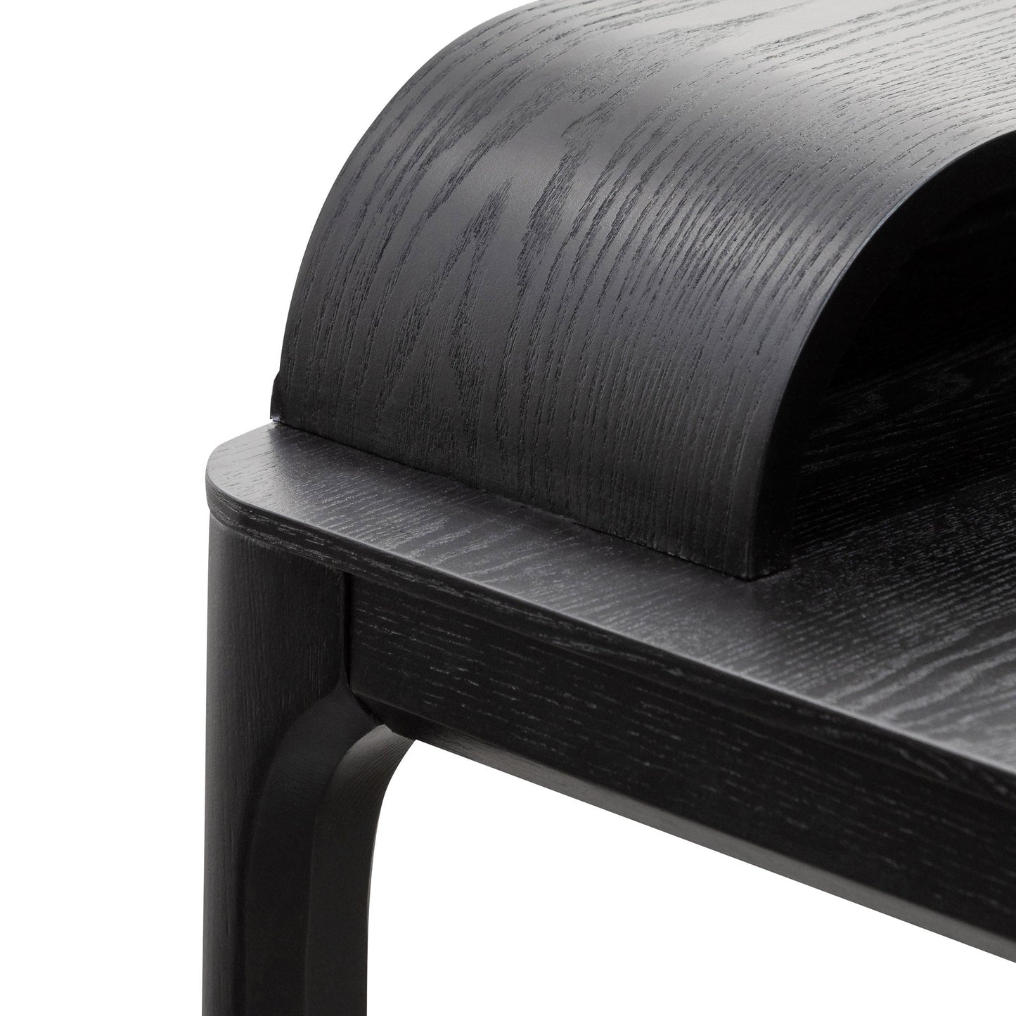 Wooden Home Office Desk - Black