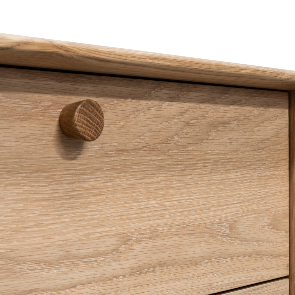 2 Drawer Side Table - Oak