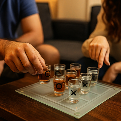 Tic-Tac-Toe Shots Game