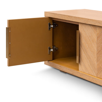 1.8m Entertainment TV Unit - Dusty Oak